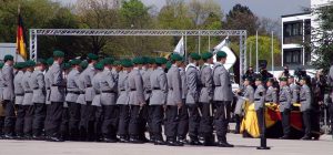 Zapfenstreich der deutschen Bundeswehr.